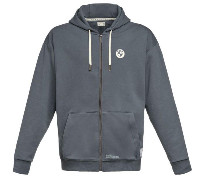 BMW Motorrad Zip Hoodie Soulfuel Ανδρικό Mπλε ΕΝΔΥΣΗ